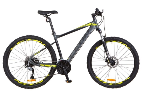 27.5 XC-70 AM Hydraulic lock out HDD рама-20" Al 2018 серо-черный с салатным (м)